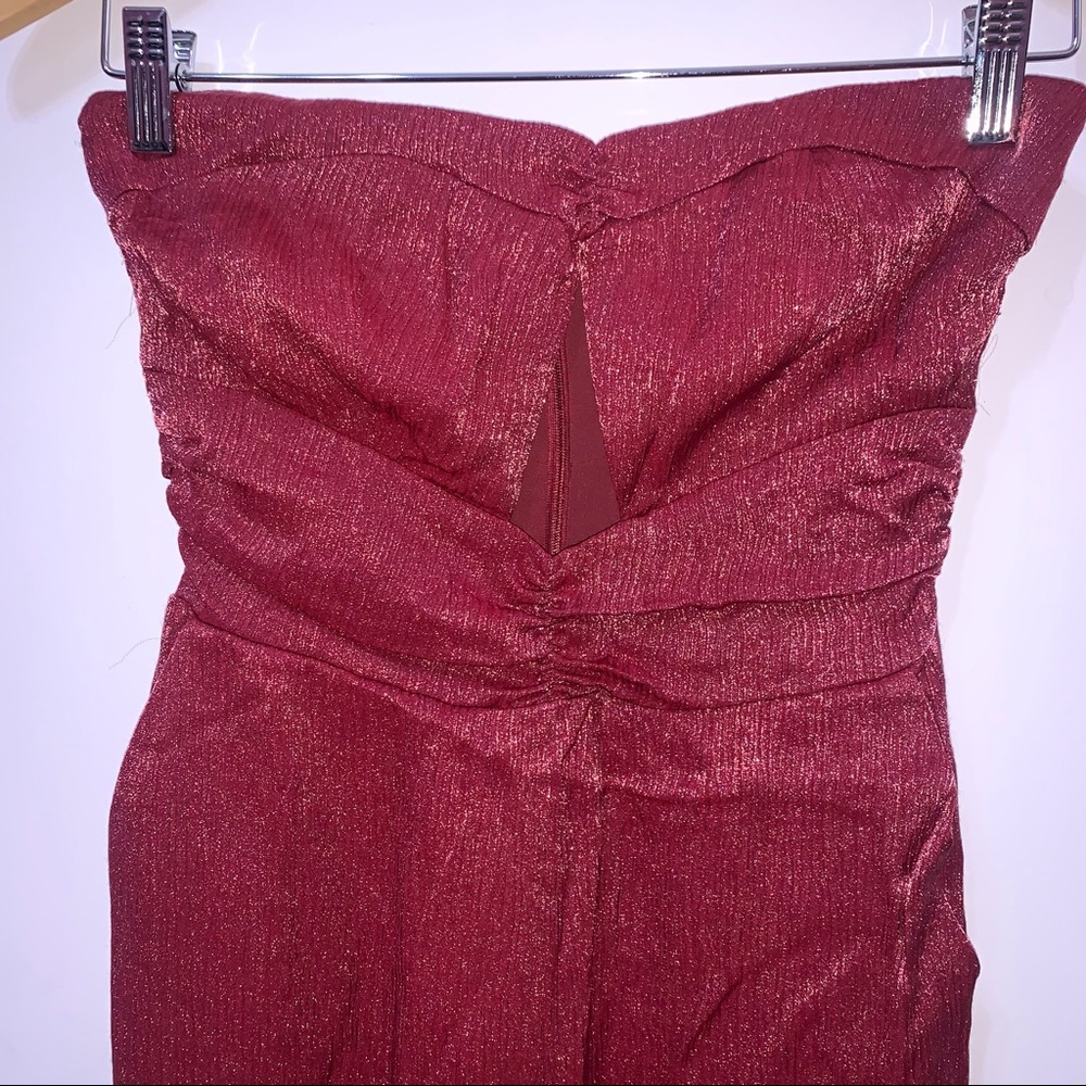 X Revolve Opal Jumpsuit In Raspberry Red - image 2
